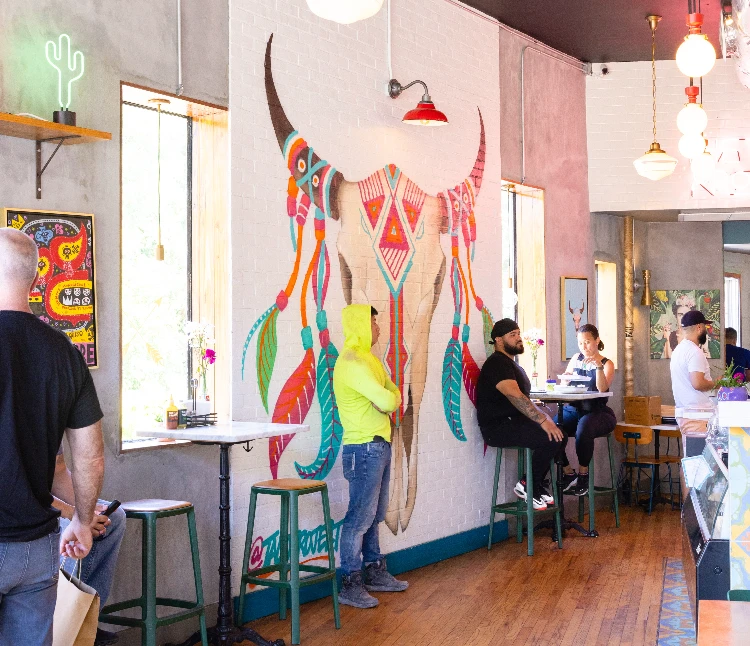 Mural at The Taco Project in Bronxville