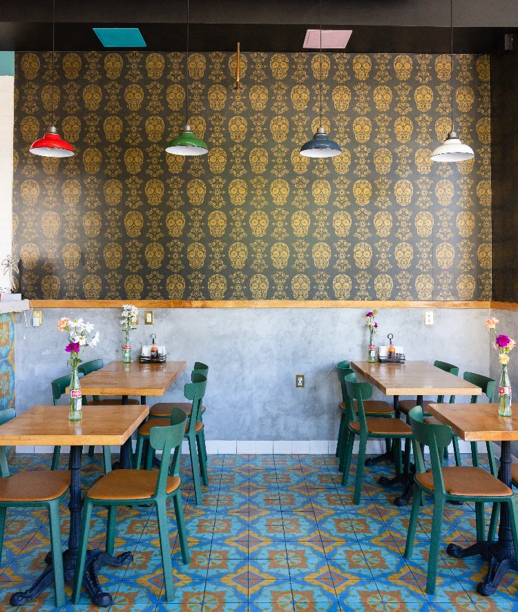 Tables in The Taco Project in Bronxville