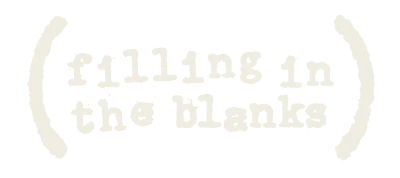 Filling in the Blanks