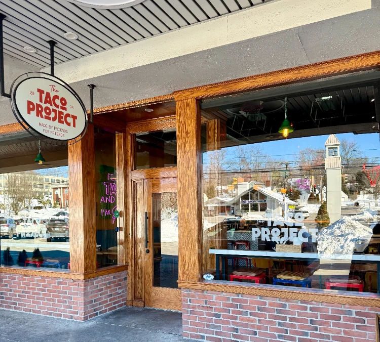 2026 Storefront of The Taco Project in Stamford CT