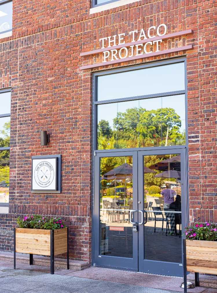 Front Entrance of The Taco Project in Yonkers
